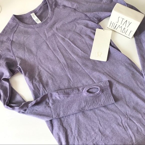 lululemon athletica Tops - Lululemon NEW swiftly tech long sleeve orchid 6